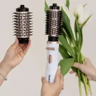 Фен-щітка для укладки волосся з насадками Kemei KM-8020