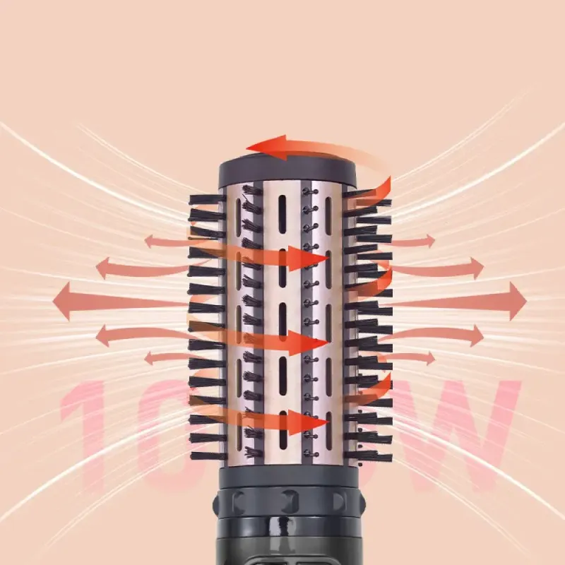 Фен-щітка з регулюванням температури та 3 насадками для укладання VGR V-496 1000Вт