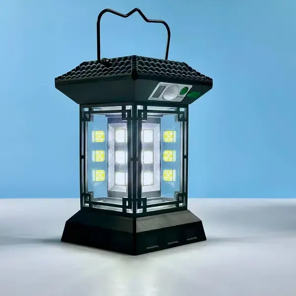 Ліхтар кемпінговий MHZ CL-T60 із сонячною батареєю та датчиком руху 8837