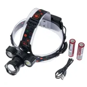 Ліхтар налобний BL-001/ Акк./ T6+Cob/ Zoom