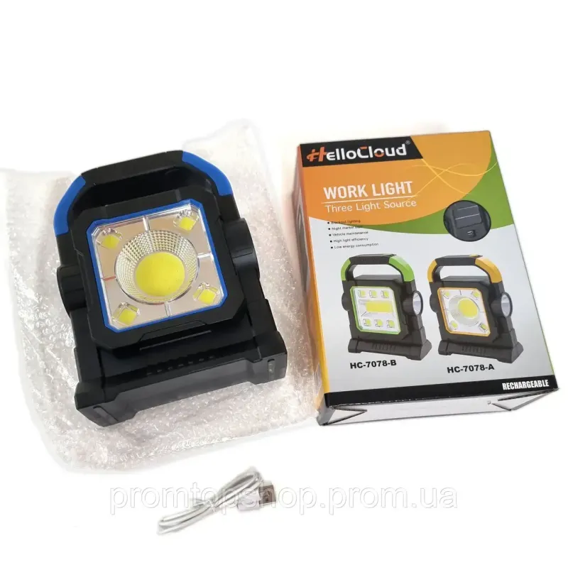 Ліхтарик кемпінговий аварійний Police HC-7078A+5W+5COB-1