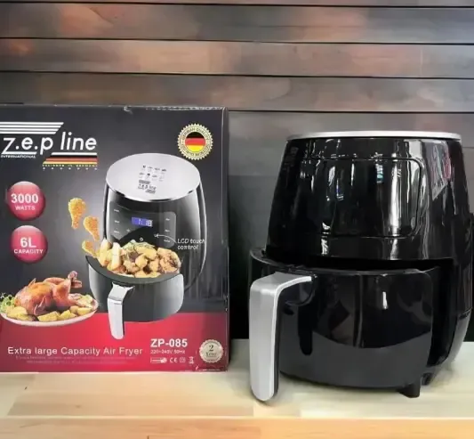 Фритюрниця електрична безмасляна. Аеро-фрітюрниця на 6 л Zepline ZP-085 3000W LED дисплей