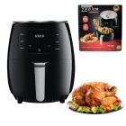 Фритюрниця електрична безмасляна. Аеро-фрітюрниця на 6 л Zepline ZP-085 3000W LED дисплей