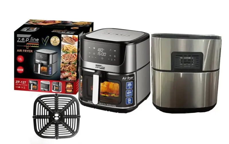 Фритюрниця багатофункціональна на 12 літрів Zepline ZP-127 з потужністю 4000Вт