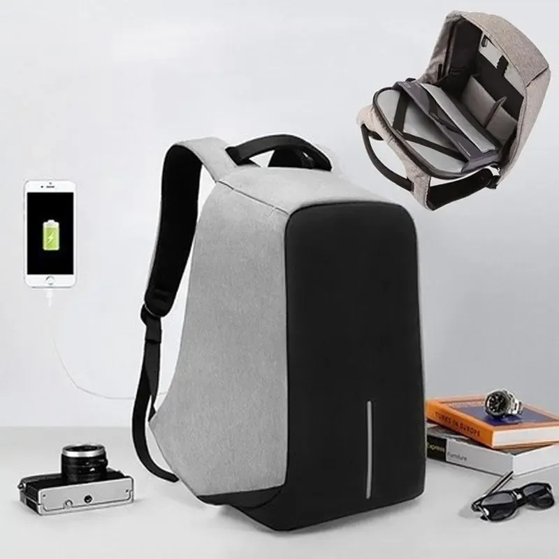 Міський рюкзак антизлодій під ноутбук 15,6" Боббі Bobby з USB