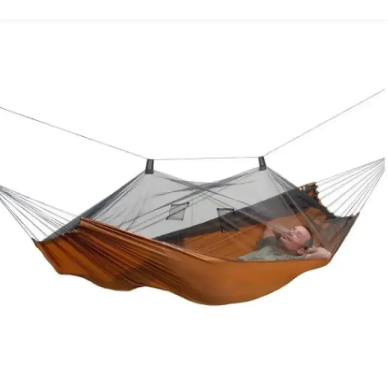 Гамак лежак ліжко підвісне туристичне з москітною сіткою чохлом 240х150 см