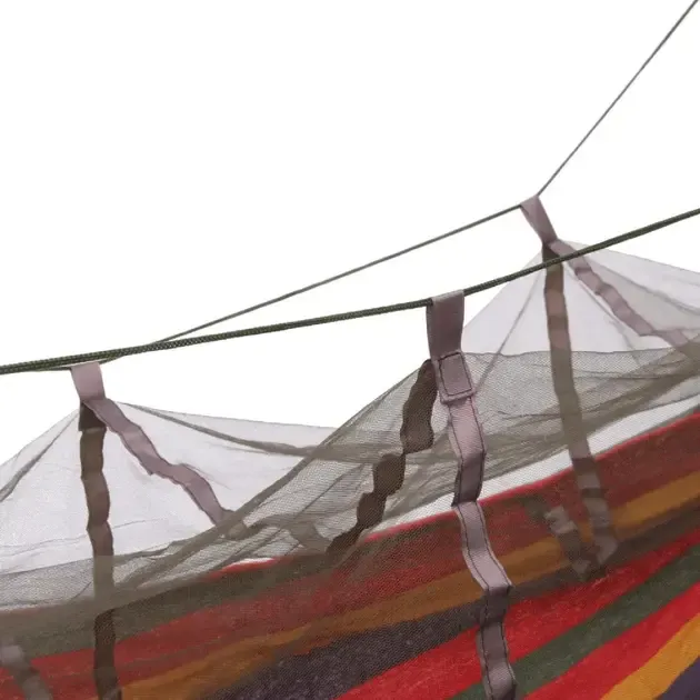 Гамак лежак ліжко підвісне туристичне з москітною сіткою чохлом 240х150 см