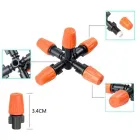 Газон Полив Спринклер Обприскувач 360 градусів Земля, що обертається Вставка Зрошення