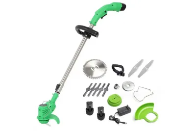 Газонокосарка на 24V з двома акумуляторами GZ-01 Ручна газонокосарка для покосу трави