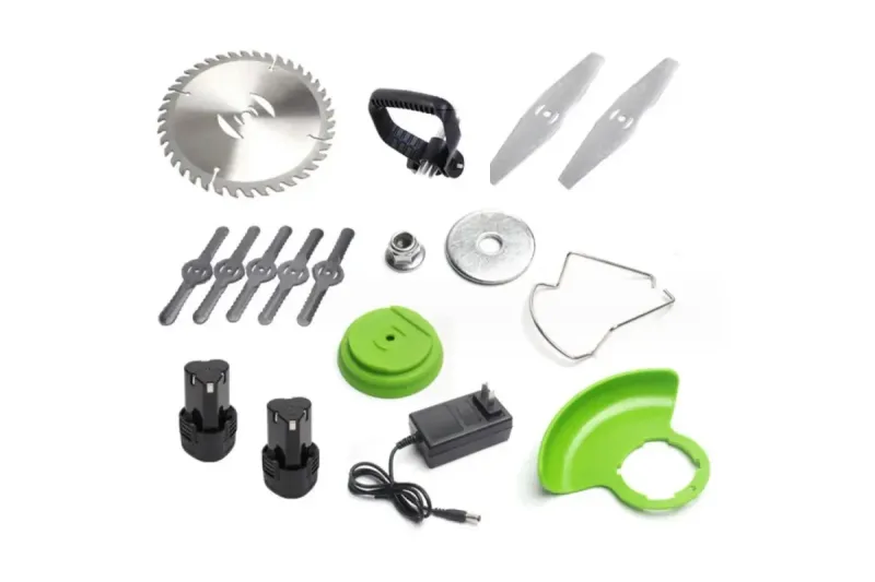 Газонокосарка на 24V з двома акумуляторами GZ-01 Ручна газонокосарка для покосу трави