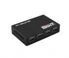 HDMI розгалужувач на 4 порти HDMI SPLITTER 1 in 4 / Чорний