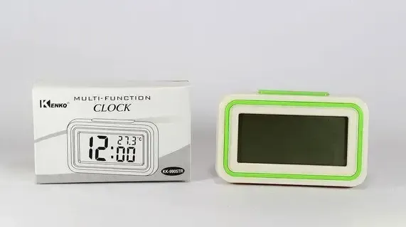 Голосовий годинник, будильник UKC KK-9905 TR White/Green