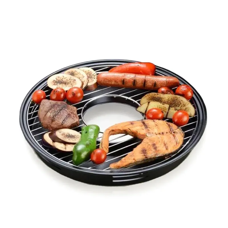 Гриль-газ Benson BN-801 сковорода 33 см з емальованим покриттям