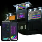 Гірлянда Штора від мережі 3х3 м 400LED RGB + пульт дистанційного керування, SF-1 / Розумна гірлянда з додатком на телефон