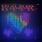 Гірлянда Штора від мережі 3х3 м 400LED RGB + пульт дистанційного керування, SF-1 / Розумна гірлянда з додатком на телефон