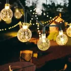Гірлянда вулична LED лампочки SOLAR GARDEN LIGHT 834-122 WW на сонячній батареї