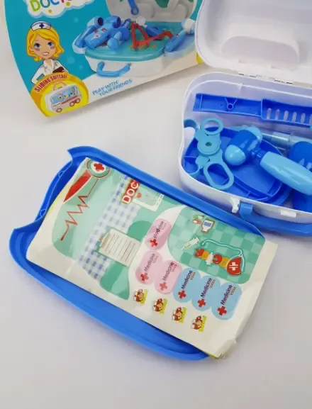 Ігровий набір Доктор HAPPY DOCTOR (Синій) Валіза на колесах