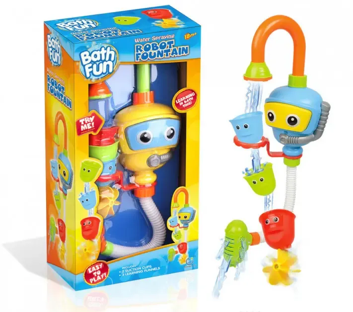 Іграшка для купання Водоспад Water Spraying Robot Fountain