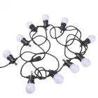 Гірлянда лампочки вулична, Белт-лайт, 5 метрів, 10 матових ламп, теплий білий, 5см лампочка