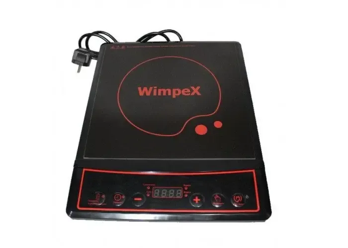 Індукційна плита Wimpex WX-1323 2000W Таймер, багатофункціональна