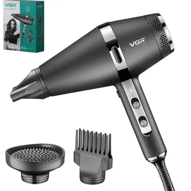 Професійний фен VGR V-451 для сушіння укладання волосся 2200 Вт