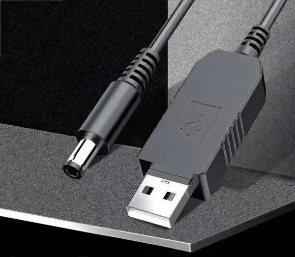 Кабель для роутера USB  12V Підвищує перехідник перетворювач живлення від повербанку