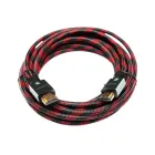 Кабель HDMI-HDMI Donli обплетення, ферити, посилений 5 м (4866lmn/yop)