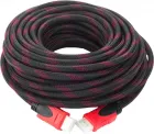 Кабель HDMI-HDMI Donli обплетення, ферити, посилений 5 м (4866lmn/yop)