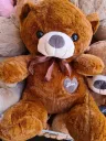 Якісна плюшева іграшка Бурий ведмідь  Коричневий, Ведмідь з ковдрою