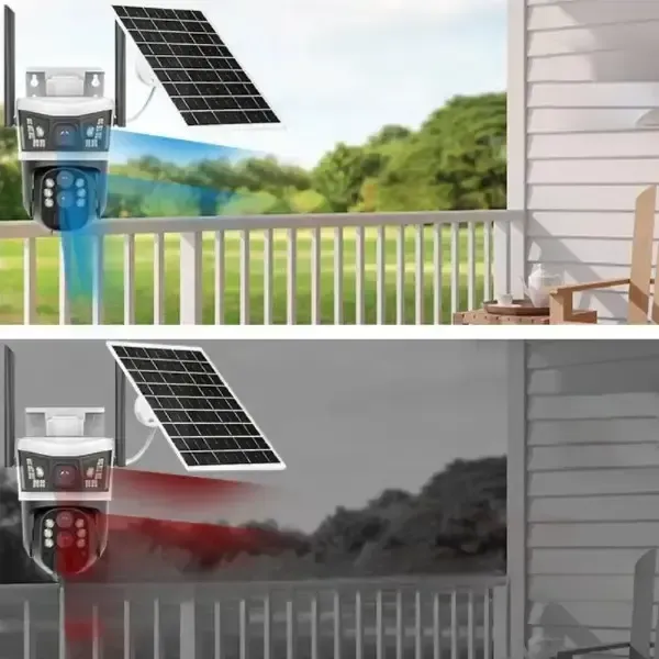 Камера відеоспостереження зовнішня із сонячною панеллю V39