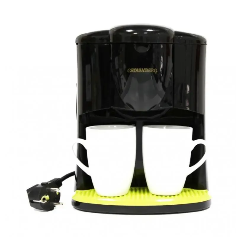 Крапельна кавоварка Crownberg CB-1560 600 Вт з чашками