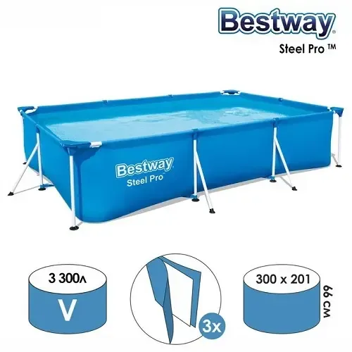 Каркасний басейн Bestway 56404 (300 х 201 х 66 см)