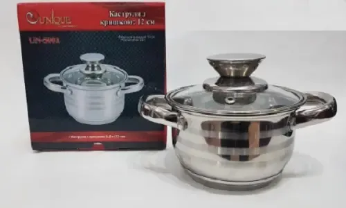 Каструля з нержавіючої сталі UNIQUE UN-5001