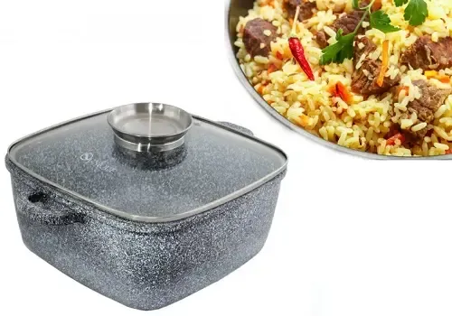 Котел гранітний Unique UN-5205 з кришкою