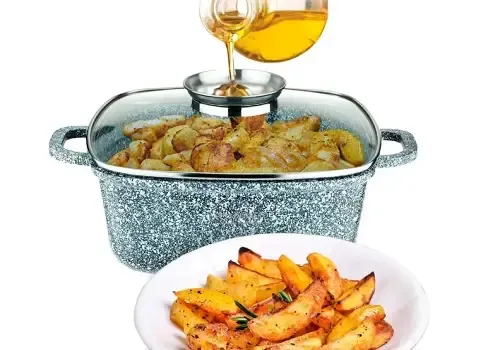 Котел жаровня з кришкою UNIQUE UN-5207