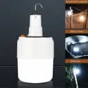 Кемпінгова лампа з гачком та АКБ та сонячною панеллю SL-24