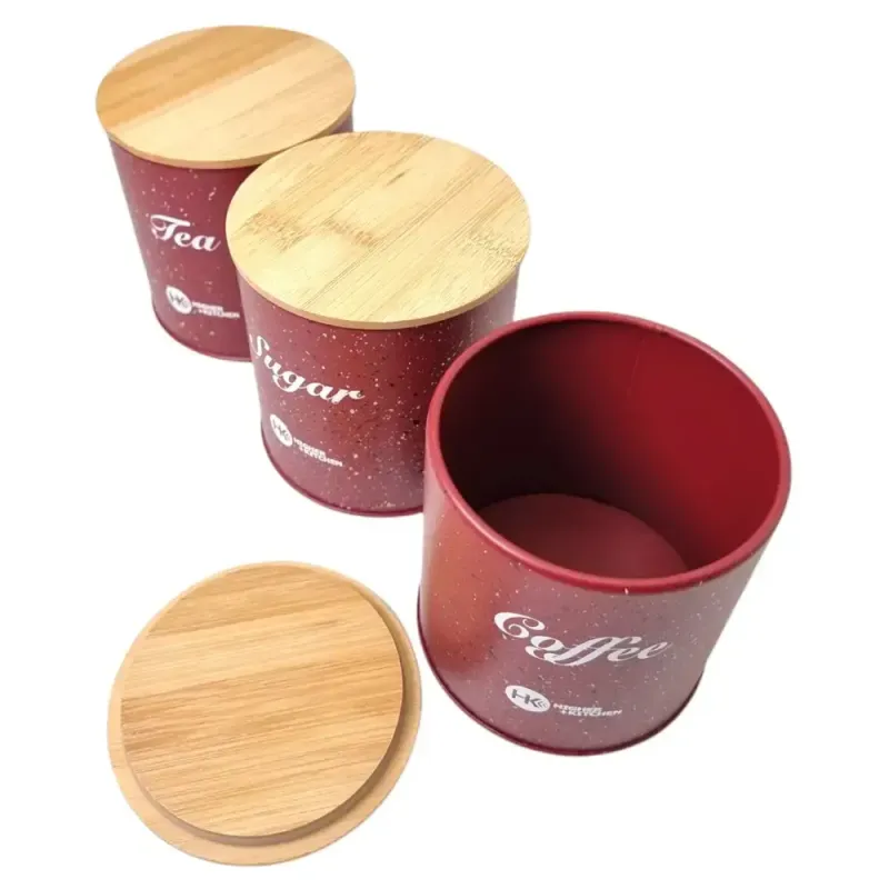 Хлібниця з дерева 4 в 1 із ємностями для зберігання ZP-042