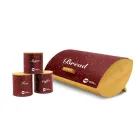 Хлібниця з дерева 4 в 1 із ємностями для зберігання ZP-042