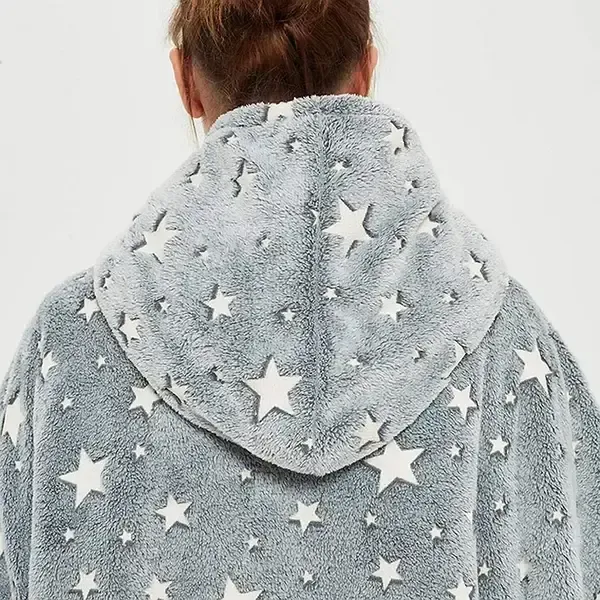 Худі Stars Dream, що світиться у темряві / Люмінесцентний плед – толстовка з капюшоном