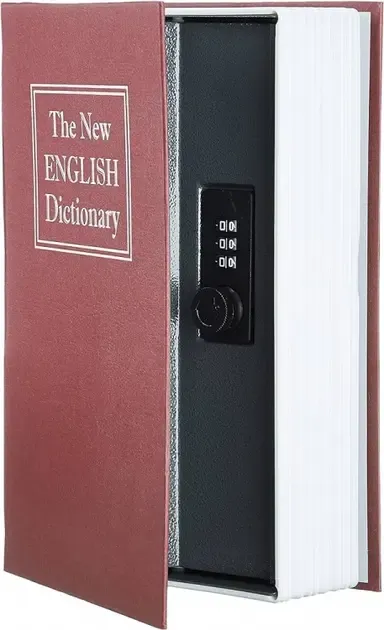 Книга сейф словник із кодовим замком