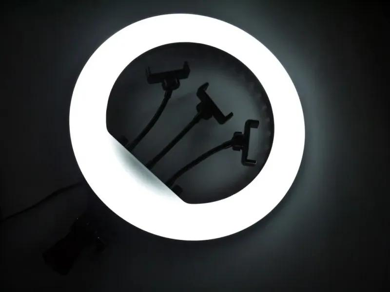 Кільцева LED лампа RL-14 36см 220V 1 крепл.тел. + пульт + чохол