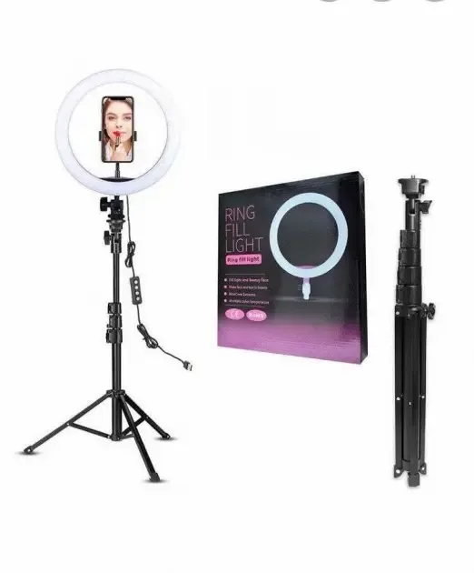 Кільцева Led лампа XD-260 з 1 кріпленням для телефону USB 26см