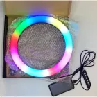 Кільцева світлодіодна лампа RGB LED RING MJ33/ 33 см із кріпленням для телефону