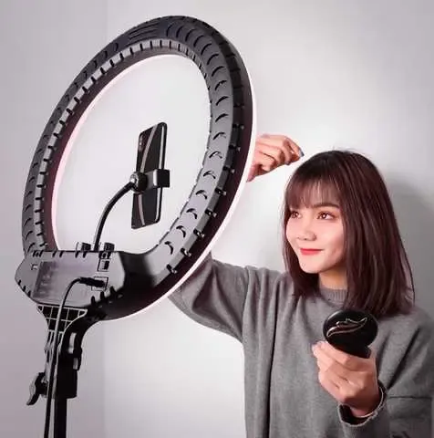 Кільцева LED лампа RL-18, 45см,  пульт у комплекті