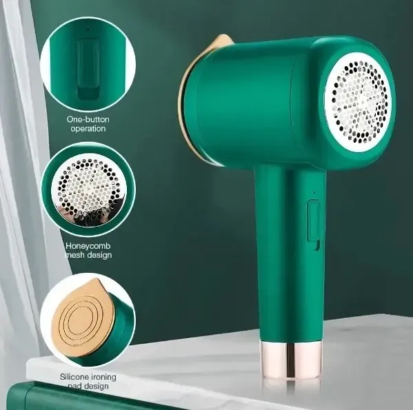 Компактна Дорожня Міні Праска+ Машинкою Для Стрижки Котишків 2в1