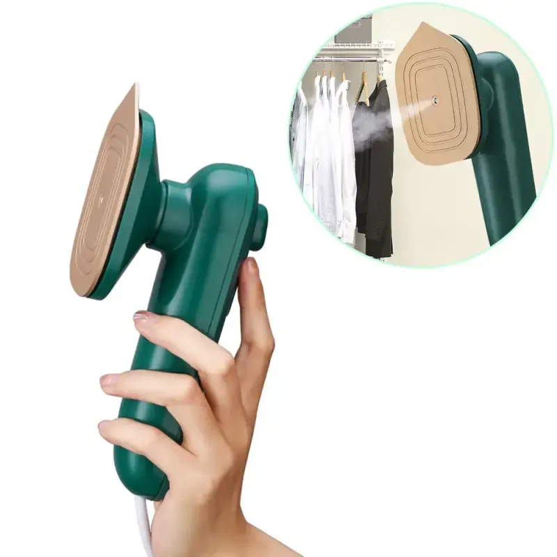 Компактна Дорожня Міні Праска+ Машинкою Для Стрижки Котишків 2в1