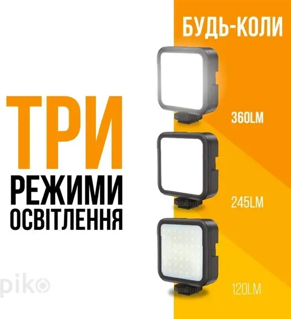 Комплект блогера Piko Vlogging Kit PVK-01LM