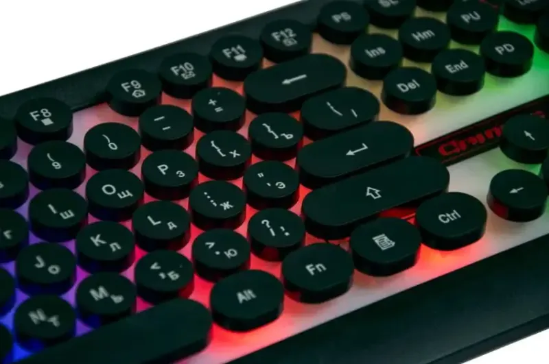 Комп'ютерна клавіатура + геймерська миша з підсвічуванням HK3970