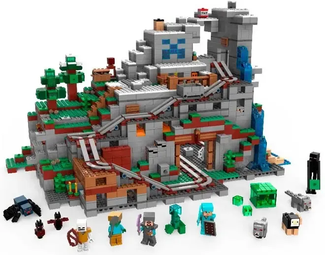 Конструктор Bela My World "Печера в горах" Minecraft, 2886 деталей