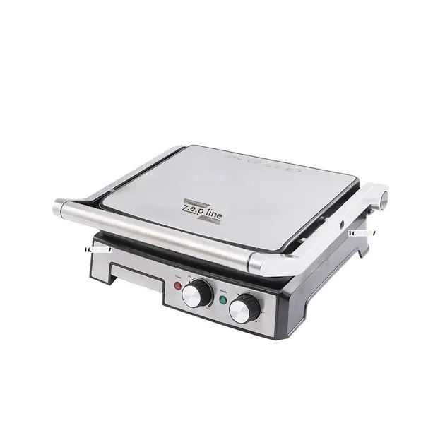 Контактний гриль притискний електричний з таймером для дому настільний ZepLine 3500W
